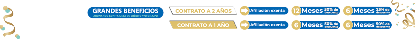 Promo Aniversario - Grandes Beneficios