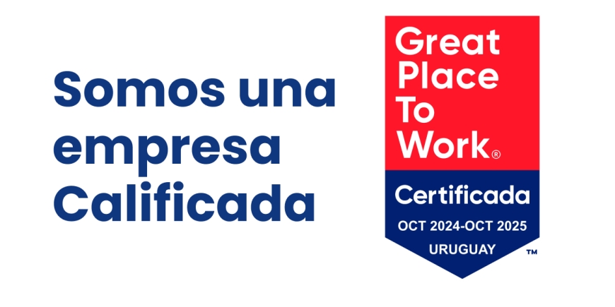 Somos empresa calificada Great Place to Work